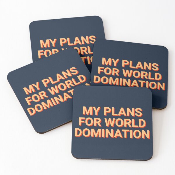 Item preview, My Plans For World Domination Education designed and sold by Sour Soul.