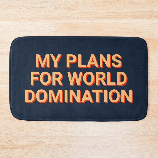 Item preview, My Plans For World Domination Education designed and sold by Sour Soul.