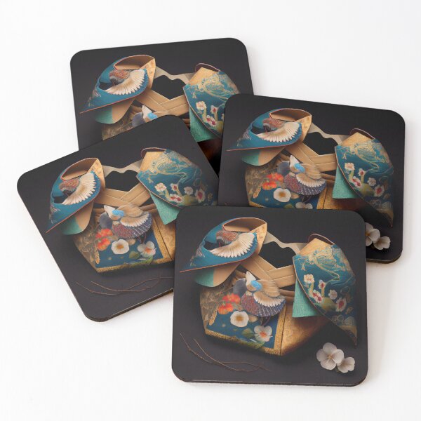 Item preview, Kimonos Pocket Treasures Digital Painting designed and sold by CodeAndColors.
