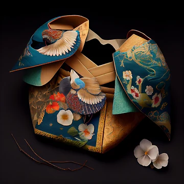 Vorschaubild zum Design Kimonos Pocket Treasures Digital Painting von CodeAndColors