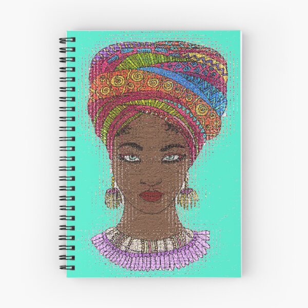 Item preview, African Girl with Head Wrap (Gele) designed and sold by UllUDesign.