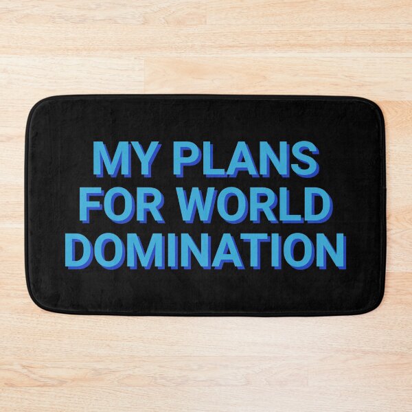 Item preview, My Plans For World Domination Leadership designed and sold by Sour Soul.