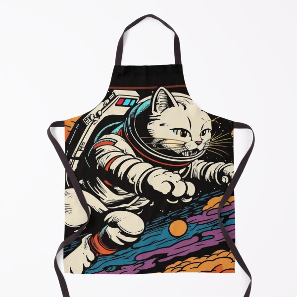 Item preview, Astronaut cat flying through space designed and sold by NxtGenArt.