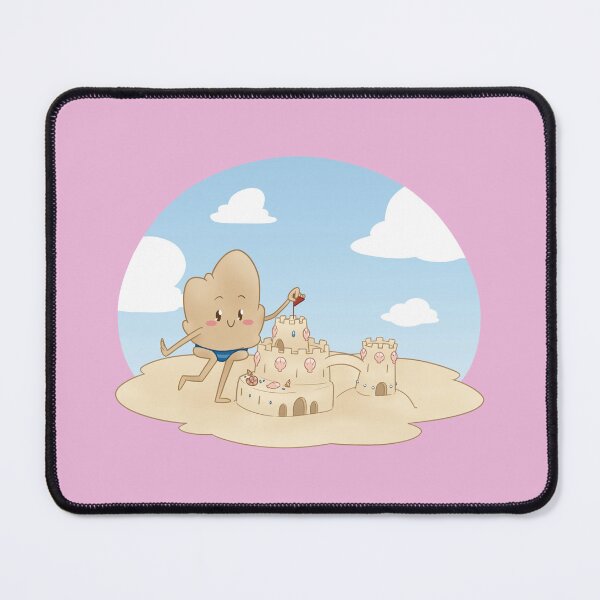 Item preview, Crumb in blue briefs at the beach - Pink edition designed and sold by auteurcl.