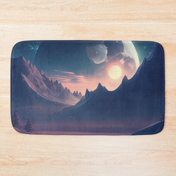 Artikelvorschau, A Snowy Dreamscape Digital Painting entworfen und verkauft von CodeAndColors.