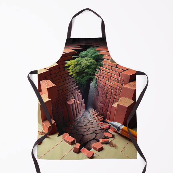 Item preview, Brick Pencil and the Ravine Digital Painting designed and sold by CodeAndColors.