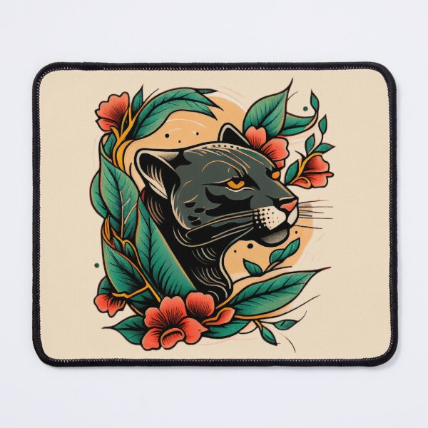 Item preview, Black Panther Tattoo Traditional designed and sold by TourDePassion.