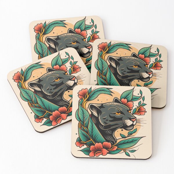 Item preview, Black Panther Tattoo Traditional designed and sold by TourDePassion.