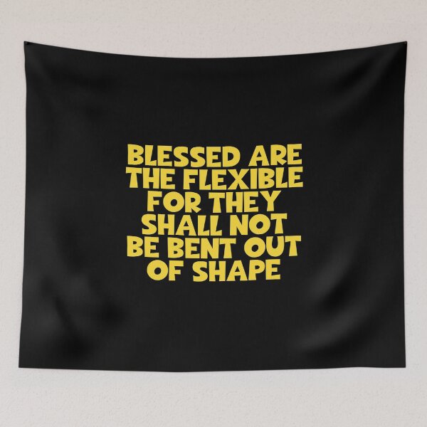 Item preview, Blessed Are The Flexible For They Shall Not Be Bent Out Of Shape - Yoga designed and sold by JourneyCreative.