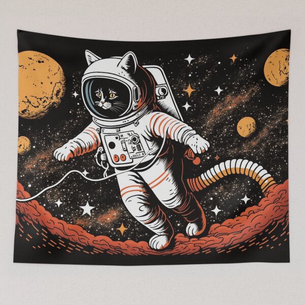 Item preview, Astronaut cat on space adventures designed and sold by NxtGenArt.