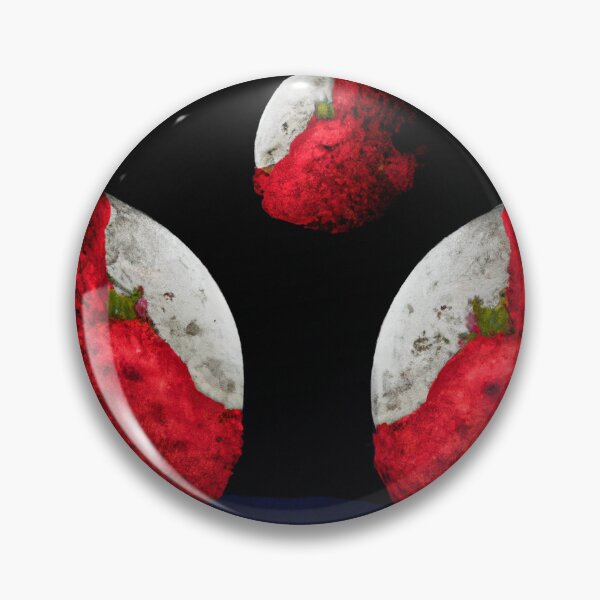 Item preview, Three strawberries around partially envelop the moon designed and sold by FSDI1.