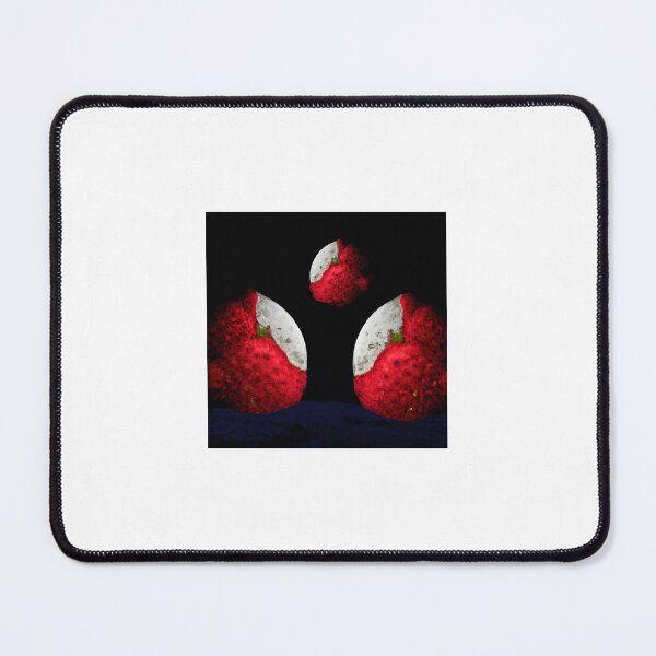 Item preview, Three strawberries around partially envelop the moon designed and sold by FSDI1.