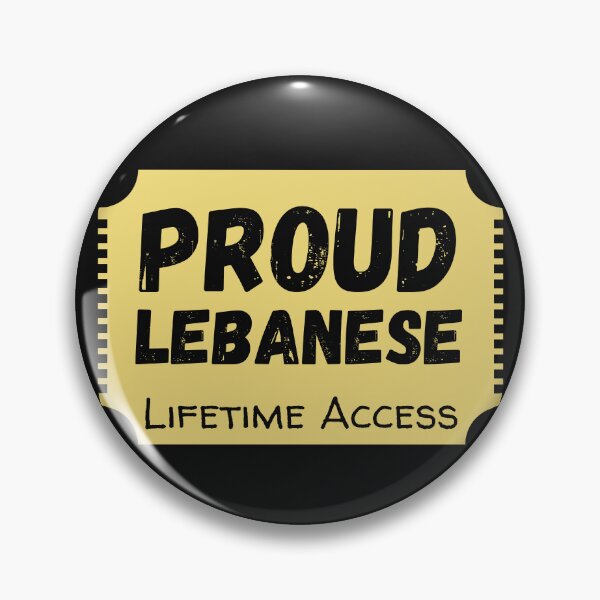 Item preview, Proud Lebanese designed and sold by ArabicMerch.