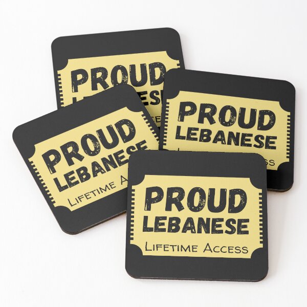 Item preview, Proud Lebanese designed and sold by ArabicMerch.