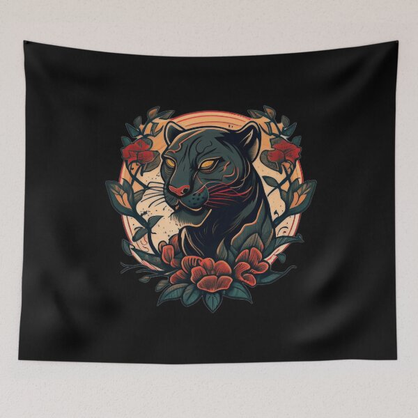 Item preview, Tattoo Design Black Panther designed and sold by TourDePassion.