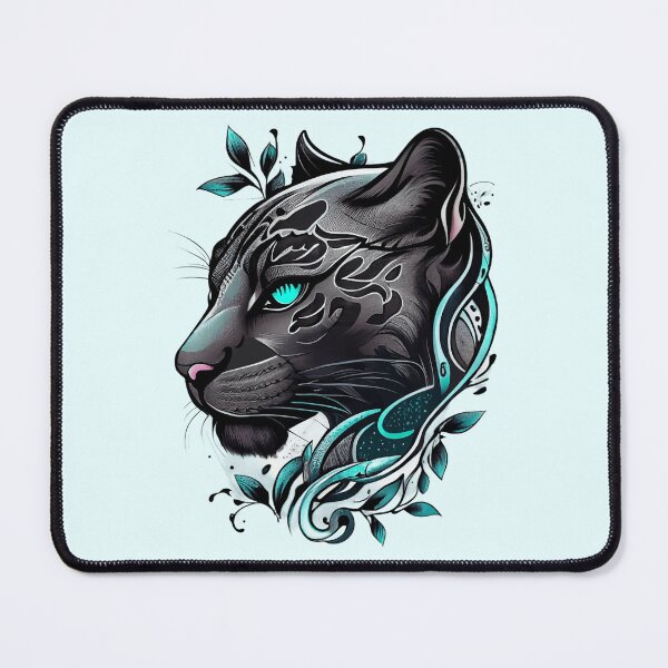 Item preview, American Traditional Panther Head Tattoo designed and sold by TourDePassion.