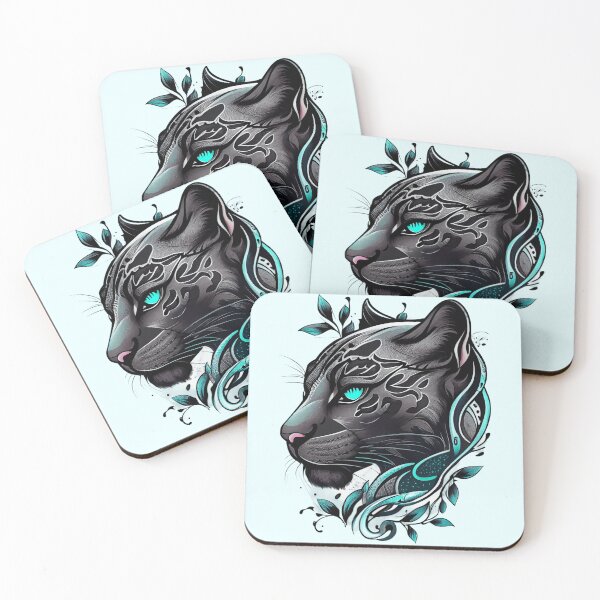 Item preview, American Traditional Panther Head Tattoo designed and sold by TourDePassion.