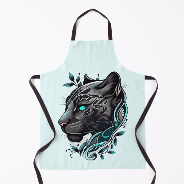 Item preview, American Traditional Panther Head Tattoo designed and sold by TourDePassion.