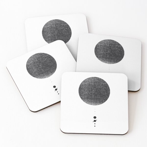 Item preview, Minimal Solar System | Black Ink Edition designed and sold by geekchic tees.