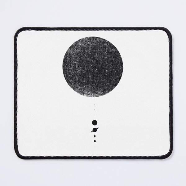 Item preview, Minimal Solar System | Black Ink Edition designed and sold by geekchic tees.