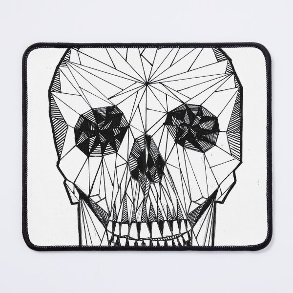 Item preview, Geometric skull designed and sold by craftycatuk.