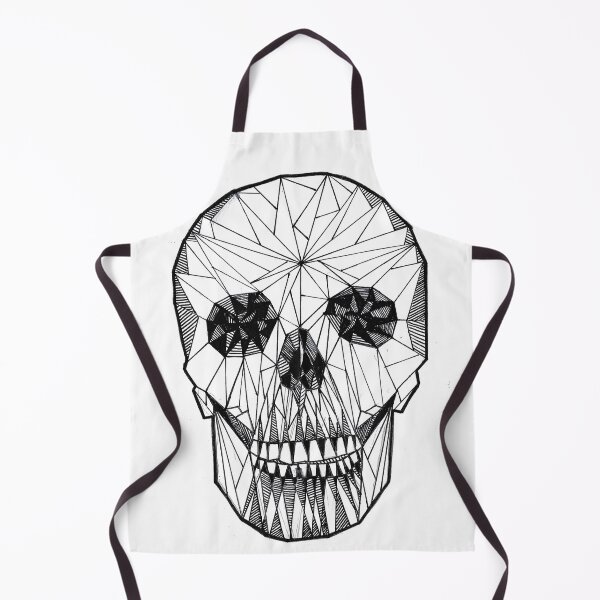 Item preview, Geometric skull designed and sold by craftycatuk.