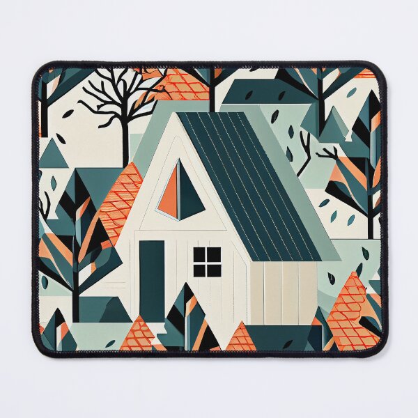 Item preview, Angular Modern Farmhouse Pattern Digital Painting designed and sold by CodeAndColors.