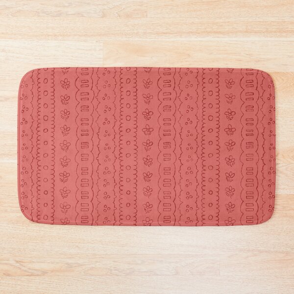 Item preview, Watermelon red delicate broderie anglaise designed and sold by FrancesPoff.