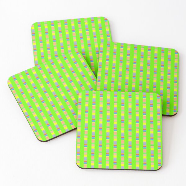 Item preview, Mosaic colorful green modern palette | Mosaic green abstract pattern designed and sold by lausn.