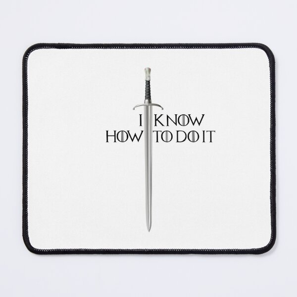 Item preview, I KNOW HOW TO DO IT BLACK TEXT BIG designed and sold by 007leon.