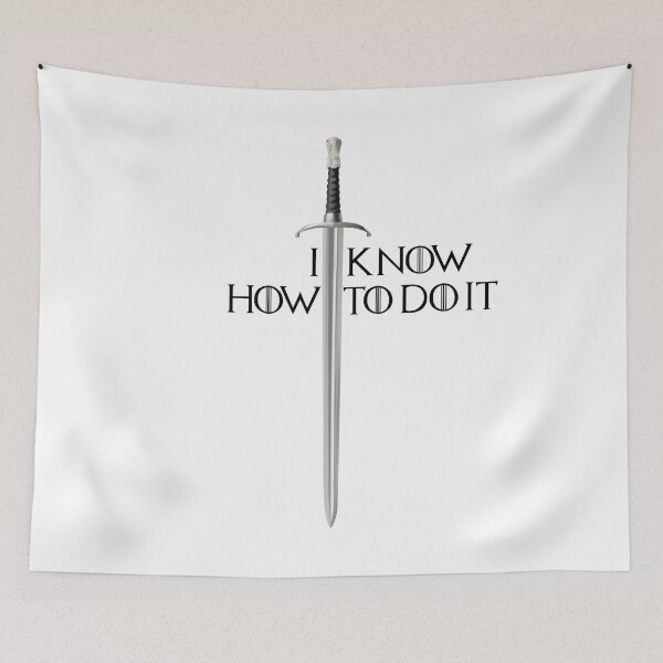 Item preview, I KNOW HOW TO DO IT BLACK TEXT BIG designed and sold by 007leon.