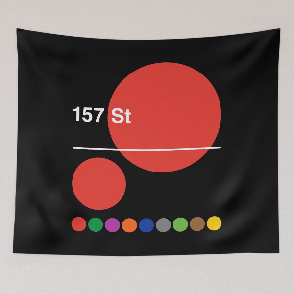 Item preview, 157th Street, Washington Heights, Manhattan, New York Subway designed and sold by ClickForMore.