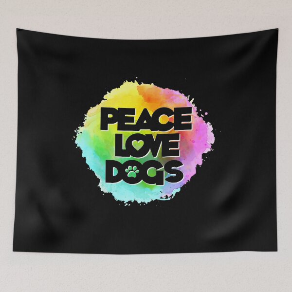 Item preview, Peace Love Dogs Lover Dog Lovers designed and sold by lxmag.