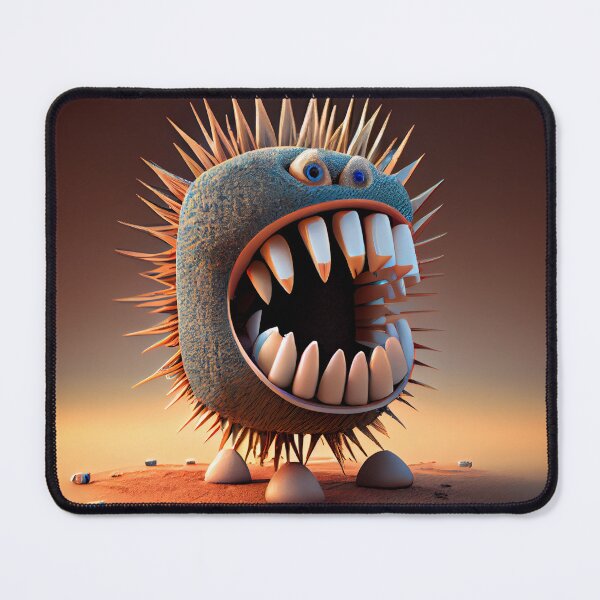 Artikelvorschau, Tooth Prickles and Spin Digital Painting entworfen und verkauft von CodeAndColors.