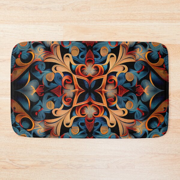 Item preview, Dynamic Formal Scandifornian Pattern Digital Painting designed and sold by CodeAndColors.