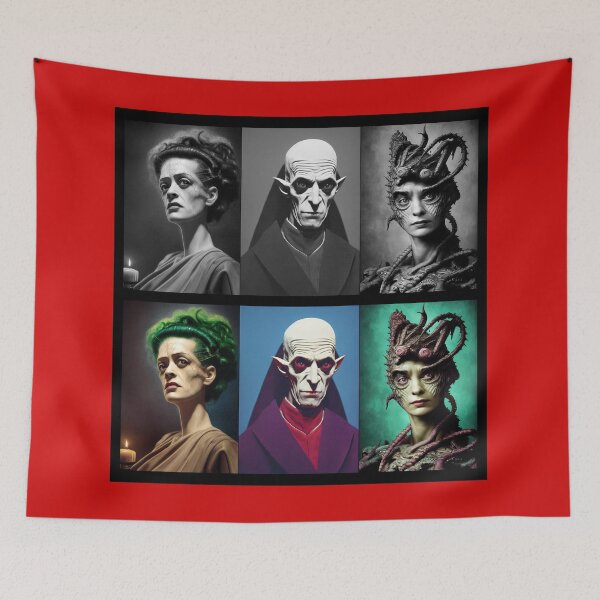 Item preview, Classic Horror Triptych designed and sold by FearFood.