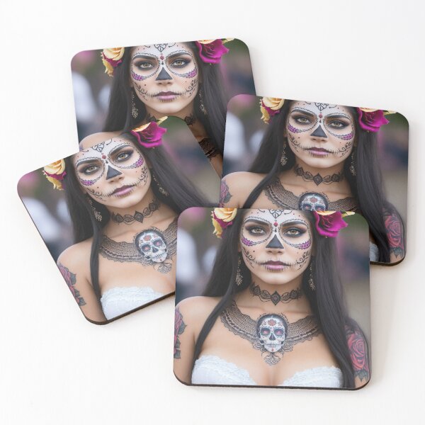 Item preview, La Catrina as a reflection of the past and future designed and sold by ArtCreator2023.