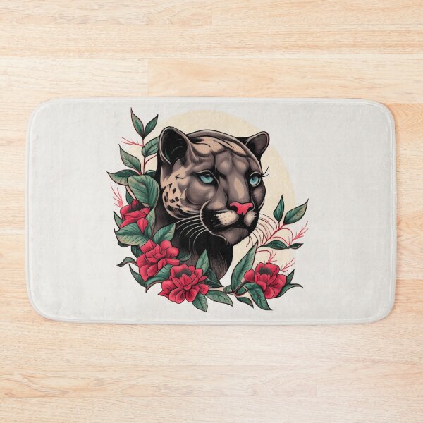 Item preview, Traditional Panther Tattoo Design designed and sold by TourDePassion.