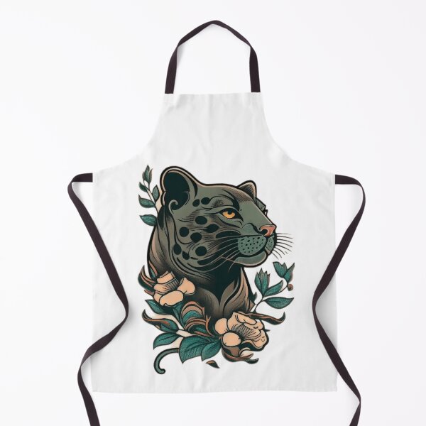 Item preview, Traditional Panther Tattoo Outline designed and sold by TourDePassion.