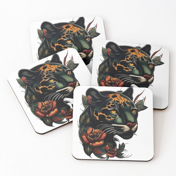 Item preview, Panther Drawing Tattoo designed and sold by TourDePassion.