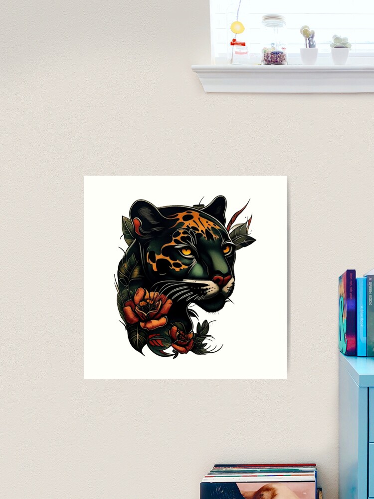 Panther Drawing Tattoo