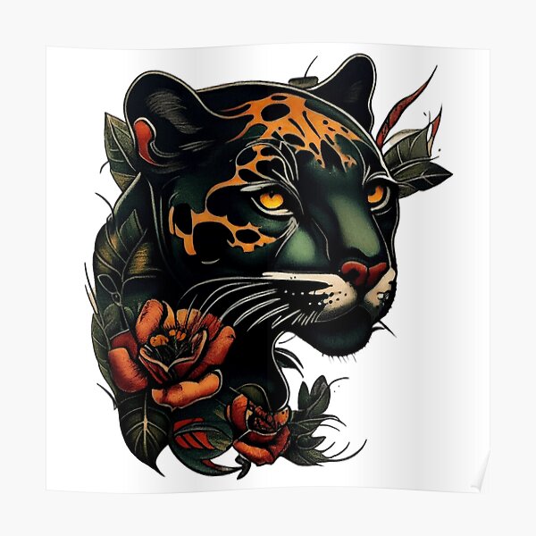 Traditional Panther Tattoos  Cloak and Dagger Tattoo London