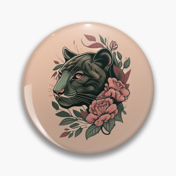 Item preview, Panther Tattoo Outline designed and sold by TourDePassion.