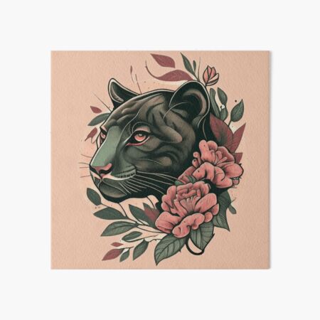 Panther head neotraditional