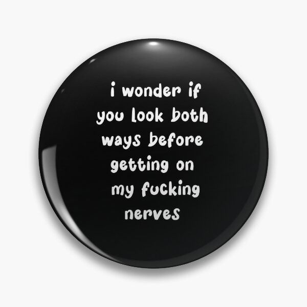 Item preview, I wonder if you look both ways before... designed and sold by VicFreedomind.
