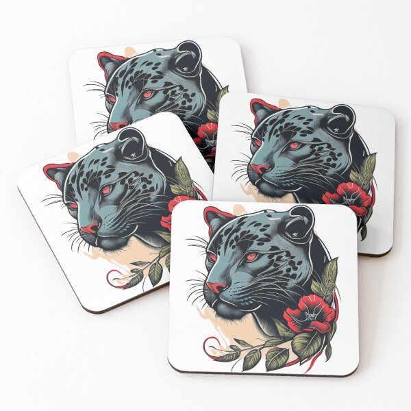 Item preview, Black Panther American Traditional Tattoo designed and sold by TourDePassion.