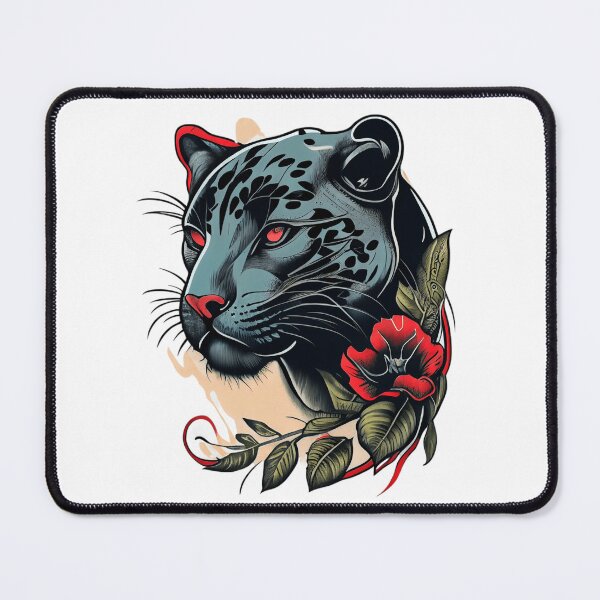 Item preview, Black Panther American Traditional Tattoo designed and sold by TourDePassion.