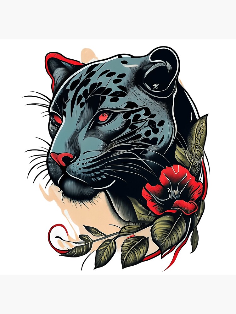 Jaguar Tattoo. Old School
