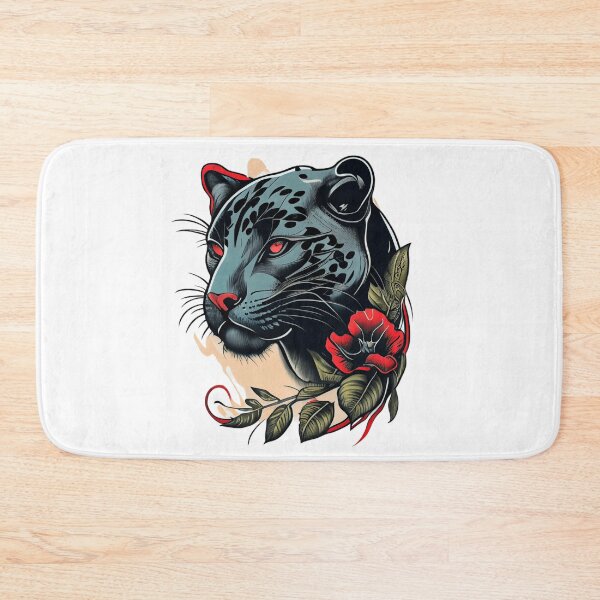 Item preview, Black Panther American Traditional Tattoo designed and sold by TourDePassion.