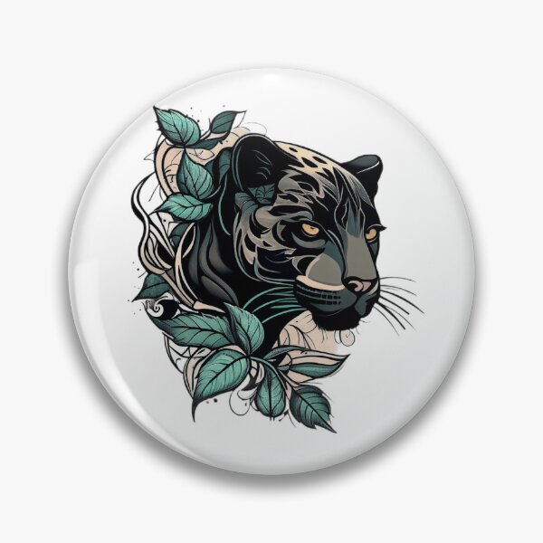 Item preview, Panther Flash Tattoo designed and sold by TourDePassion.